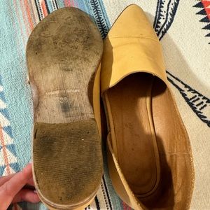 Free people leather flats bootie